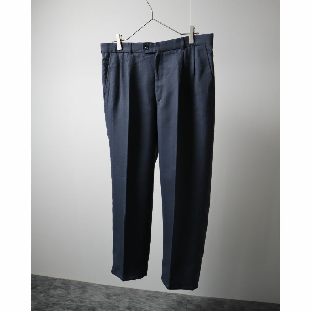VINTAGE - 2ピースセットアップ ダブルスーツ ピンストライプ 2 VINTAGE - 2ピースセットアップ ダブルスーツ ピンストライプ 2