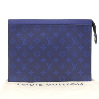 ルイヴィトン(LOUIS VUITTON)の【本物保証】 布袋付 新品同様 ルイヴィトン LOUIS VUITTON タイガラマ/モノグラム ポシェット ヴォワヤージュ MM クラッチバッグ M30423(セカンドバッグ/クラッチバッグ)