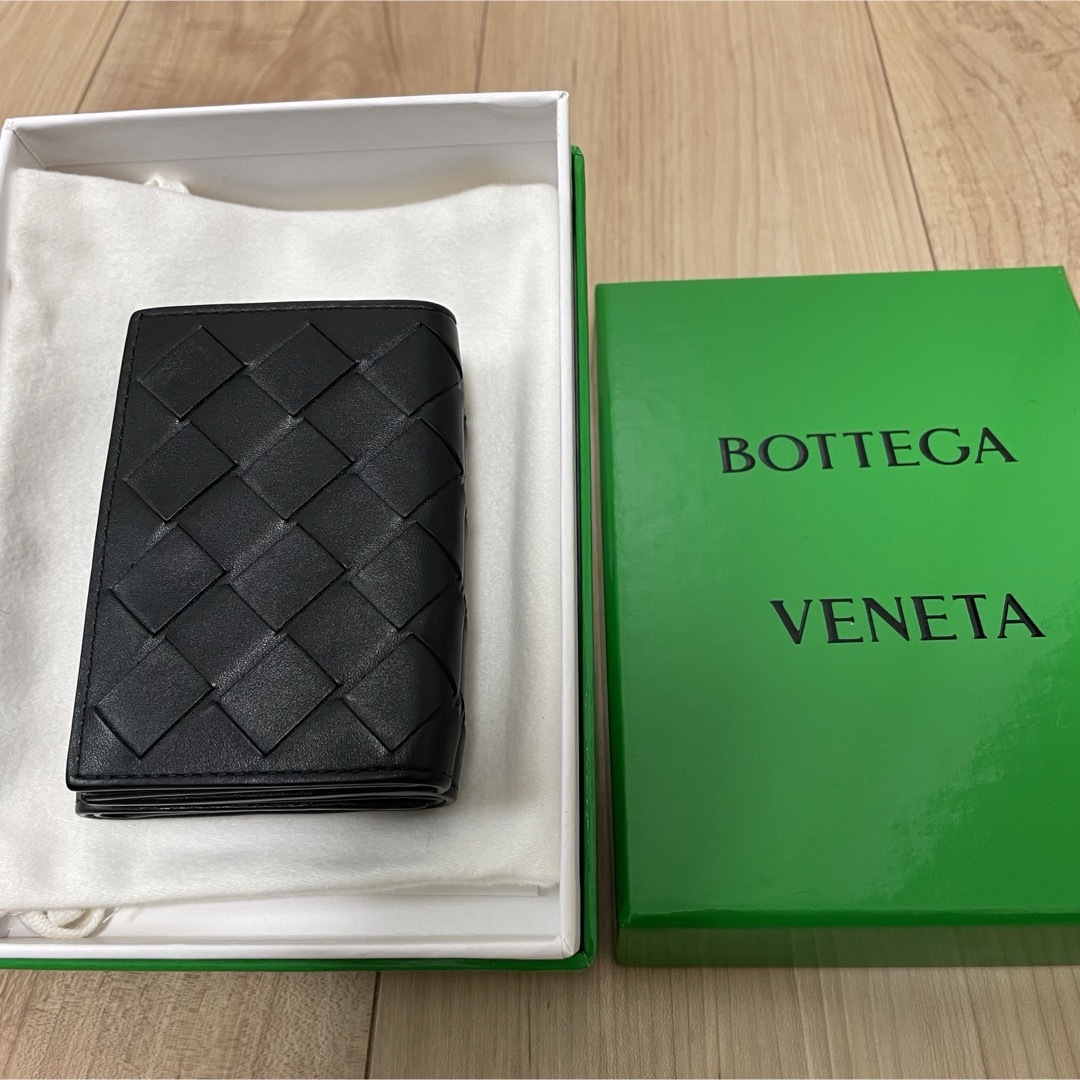 Bottega Veneta(ボッテガヴェネタ)のボッテガヴェネタ BOTTEGA VENETA イントレチャート 三つ折り財布 メンズのファッション小物(折り財布)の商品写真