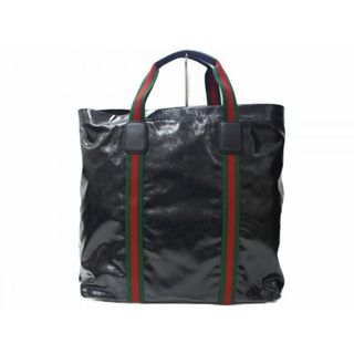 グッチ(Gucci)の【布袋あり】GUCCI　グッチ　クリスタルGG ミディアムトートバッグ　763287　ブラック　黒　大きめ　大容量　メンズ　レディース　ユニセックス　ギフト　プレゼント包装可【中古】松前R56号店(トートバッグ)