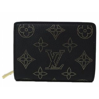 ルイヴィトン(LOUIS VUITTON)の【箱・布袋あり】LOUIS VUITTON　ルイヴィトン　ポルトフォイユ・クレア　M82743　マヒナ・レザー　モノグラム　折りたたみ財布　ウォレット　ブラック　レディース　ギフト　プレゼント包装可【中古】松前R56号店(財布)