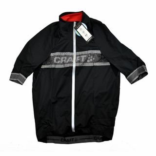 Craft Shield 防風/防水 ジャージ size:L ブラック/レッド(ウエア)