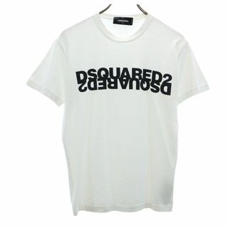 ディースクエアード(DSQUARED2)のディースクエアード イタリア製 半袖 Tシャツ S ホワイト DSQUARED2 メンズ 古着 【240426】 メール便可(Tシャツ/カットソー(半袖/袖なし))