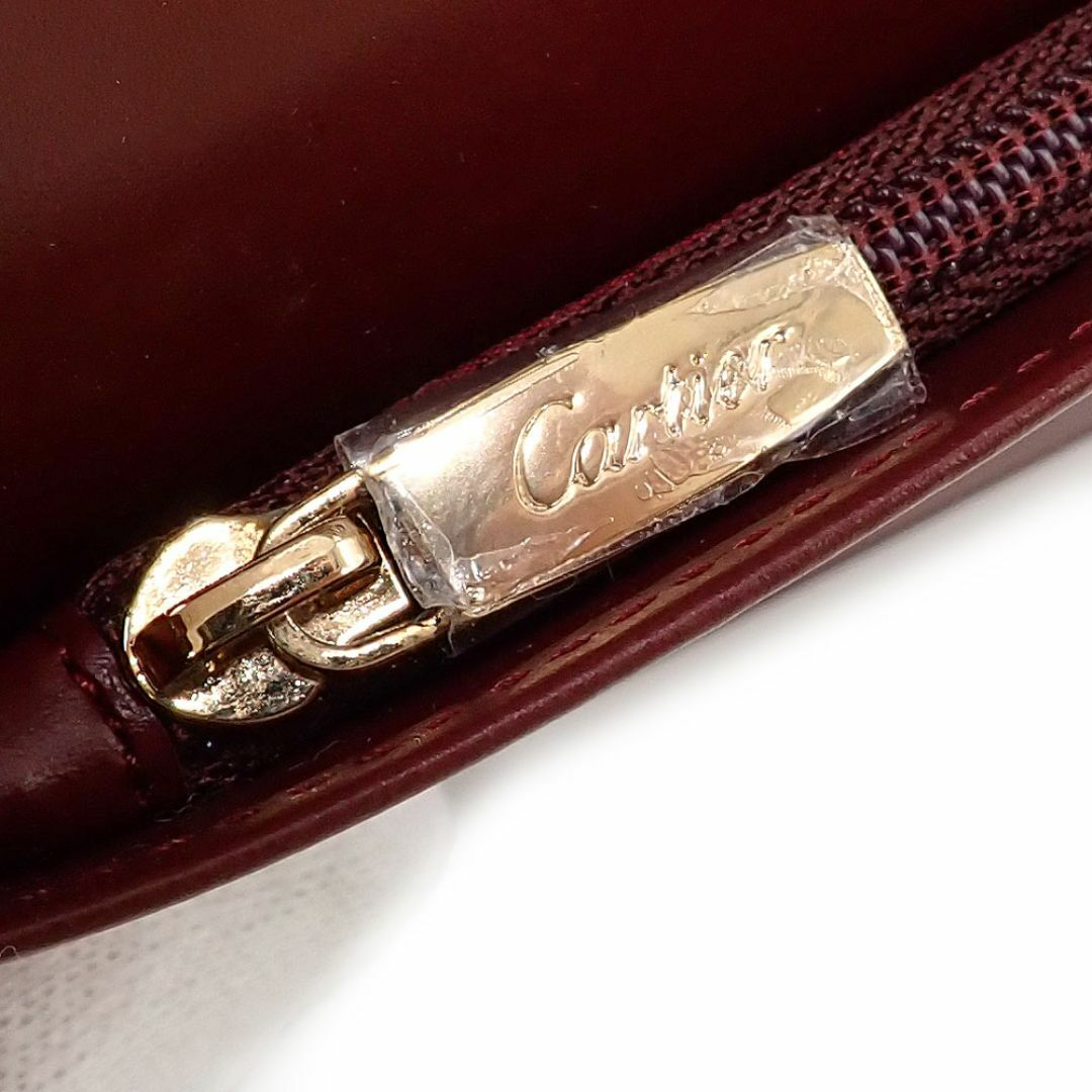Cartier(カルティエ)の未使用品・訳アリ カルティエ マストライン 二つ折り 長財布 L3000466 ボルドー ゴールド金具 レザー レディースのファッション小物(財布)の商品写真