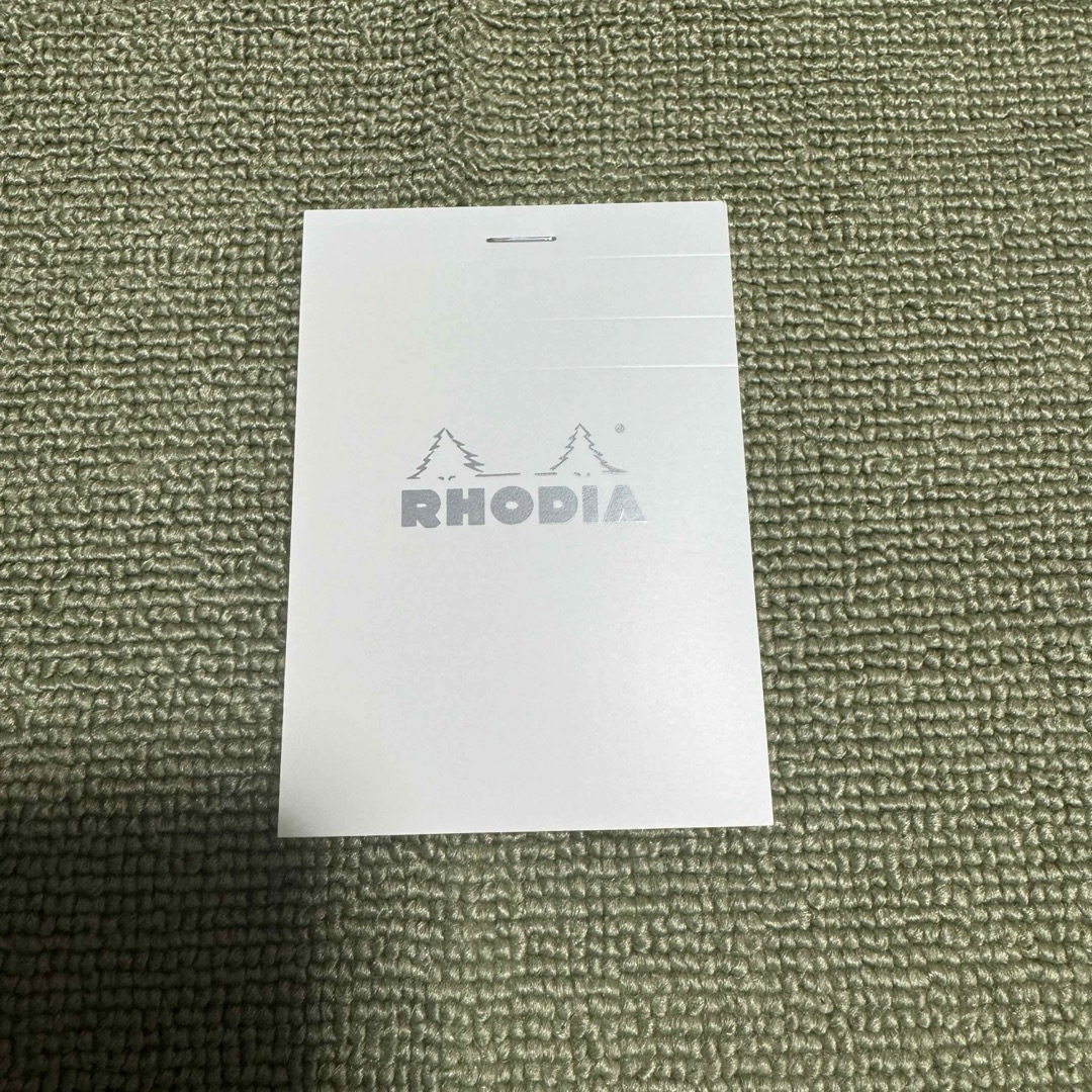 RHODIA(ロディア)の←新品〒【管理No.0303】ロディア 方眼 No.12 ホワイト 5つ インテリア/住まい/日用品の文房具(ノート/メモ帳/ふせん)の商品写真