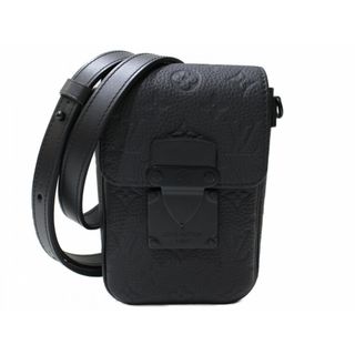 LOUIS VUITTON　ルイヴィトン　Sロック ヴェルティカル･ウェアラブル ウォレット　M81524　ショルダーウォレット　モノグラム　トリヨンレザー　ブラック　黒　メンズ　ギフト　プレゼント包装可【中古】松前R56号店