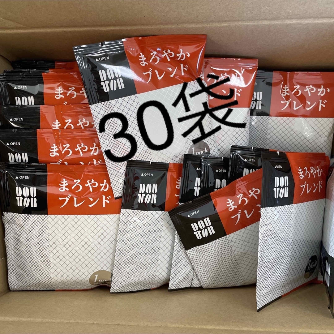 ドトール(ドトール)のドトールコーヒー　ドリップコーヒー　ドリップバッグ　まろやか　30袋 食品/飲料/酒の飲料(コーヒー)の商品写真