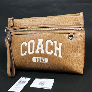 コーチ(COACH)のCOACH コーチ メンズ ヴァーシティー クラッチバッグ バッグ CR355 (セカンドバッグ/クラッチバッグ)