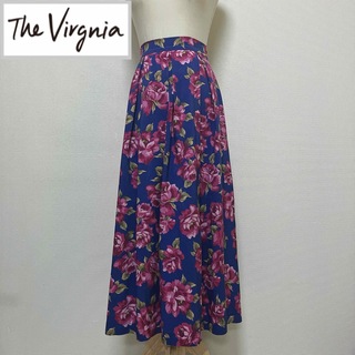 The Virgnia - ヴァージニア　花柄タックフレアスカート