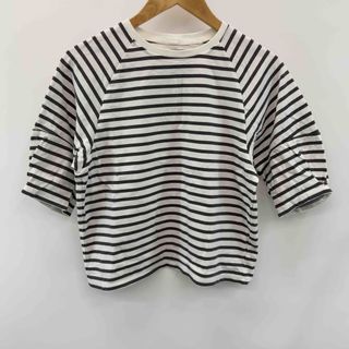 ププラ(PUPULA)のPUPULA レディース トップス Tシャツ（半袖） ボーダー柄(Tシャツ(半袖/袖なし))