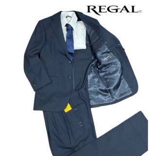 リーガル(REGAL)の【未使用品】REGAL 高機能スーツセットアップ 消臭・抗菌　ネイビー(セットアップ)