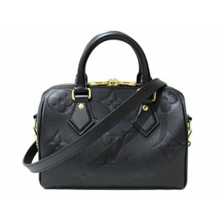 ルイヴィトン(LOUIS VUITTON)のLOUIS VUITTON　ルイヴィトン　スピーディ・バンドリエール20　M58953　ハンドバッグ　ショルダーバッグ　モノグラム・アンプラント　ノワール　ブラック　黒　シンプル　レディース　ギフト　プレゼント包装可【中古】松前R56号店(ハンドバッグ)