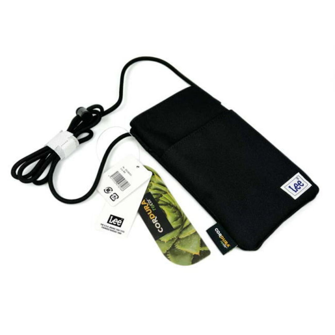ブラウン Lee リー 0563 コーデュラ ナイロン 携帯  スマホショルダー レディースのバッグ(ショルダーバッグ)の商品写真
