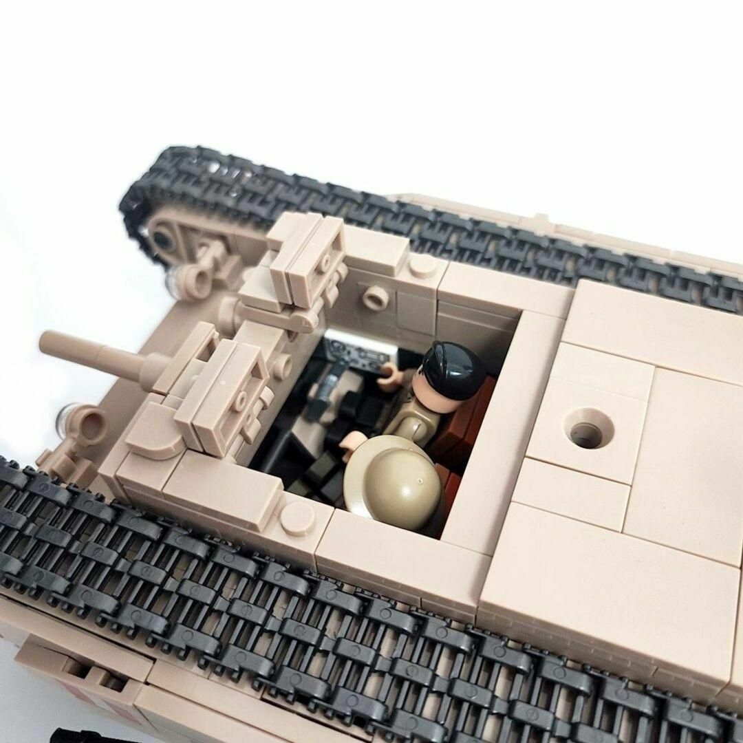 ESシリーズ イギリス チャーチル歩兵戦車 ブロック戦車 キッズ/ベビー/マタニティのおもちゃ(積み木/ブロック)の商品写真