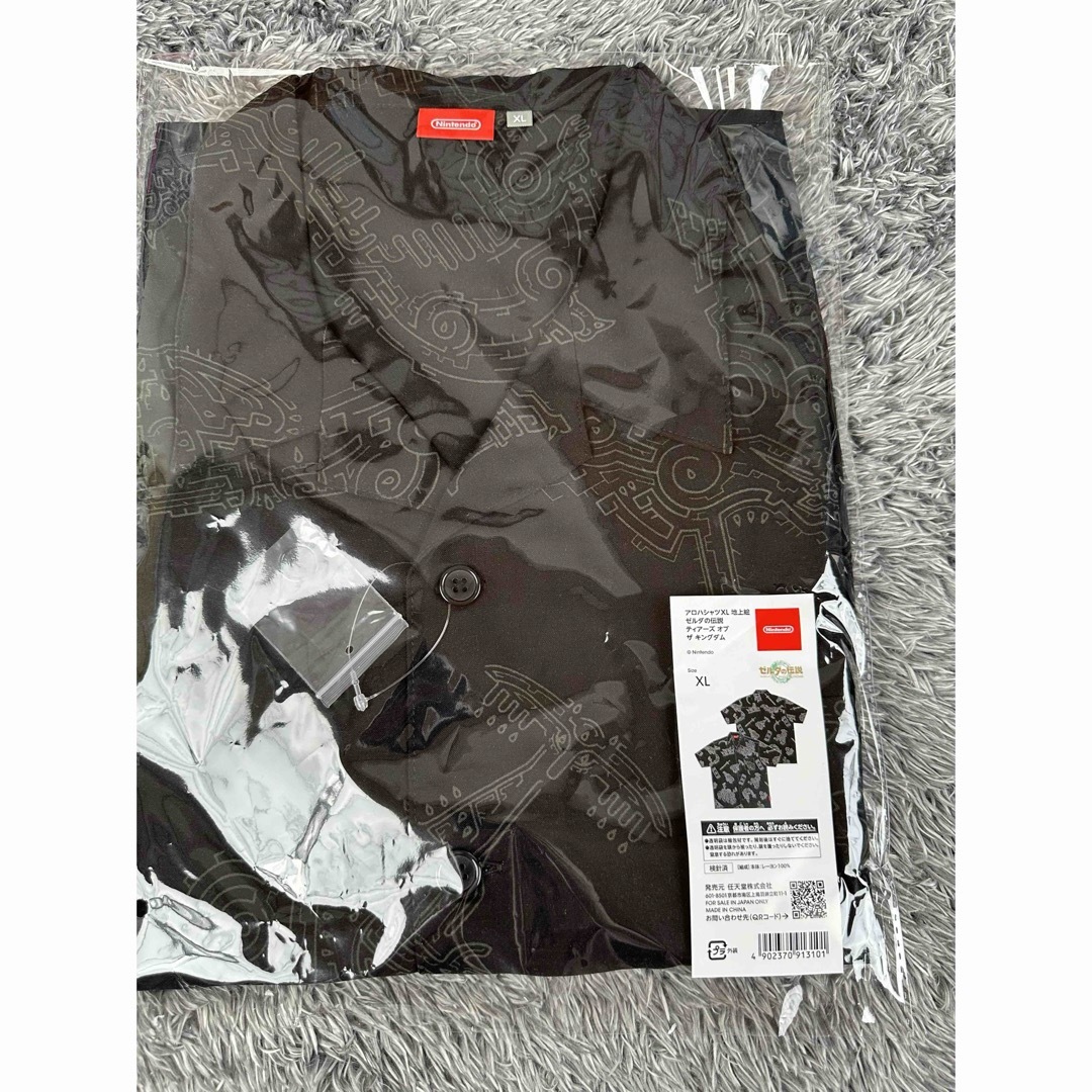 アロハシャツ 地上絵 ゼルダの伝説 ティアーズ オブ ザ キングダム  XL メンズのトップス(Tシャツ/カットソー(半袖/袖なし))の商品写真