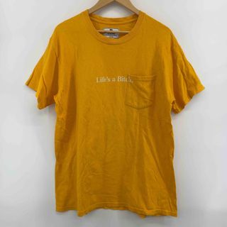 NOTHIN`SPECIAL ナッシンスペシャル メンズ Tシャツ（半袖） イエロー 胸ポケット(Tシャツ/カットソー(半袖/袖なし))