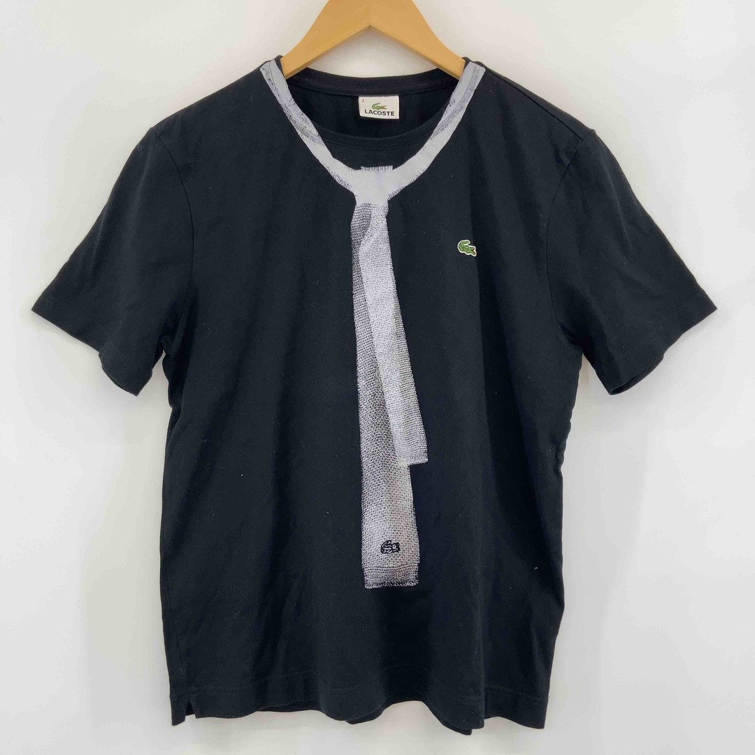 LACOSTE(ラコステ)のLACOSTE ラコステ メンズ Tシャツ（半袖） ブラック メンズのトップス(Tシャツ/カットソー(半袖/袖なし))の商品写真