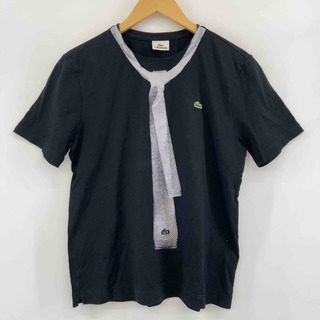 LACOSTE - LACOSTE ラコステ メンズ Tシャツ（半袖） ブラック
