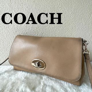 コーチ(COACH)の美品✨COACH コーチセミショルダーバッグトートバッグブラウン茶(ショルダーバッグ)