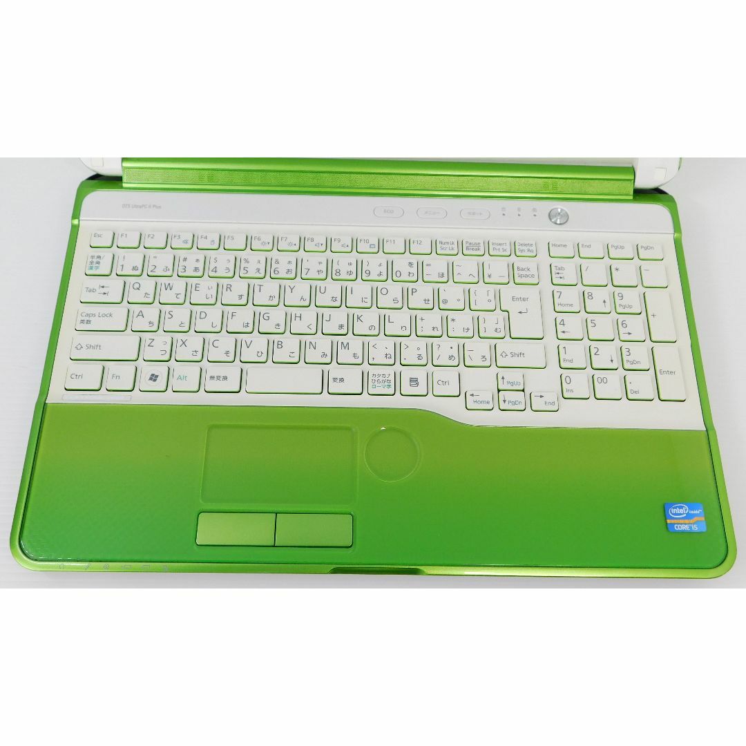 ■No504029:緑色■Windows11■SSD■富士通ノートパソコン スマホ/家電/カメラのPC/タブレット(ノートPC)の商品写真