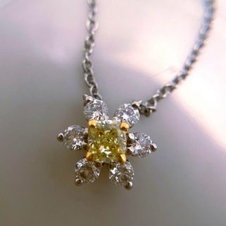 ティファニー(Tiffany & Co.)のティファニー バターカップ イエローダイヤモンド ネックレス(ネックレス)