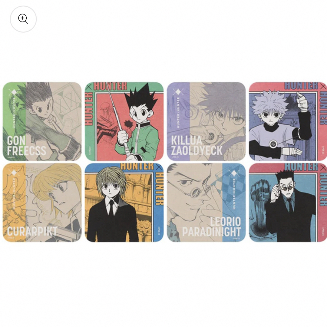 HUNTER×HUNTER ハンターハンター アートコースター 第2弾 全種の HUNTER×HUNTER ハンターハンター アートコースター 第2弾 全種の
