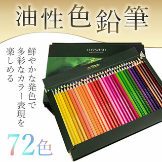 色鉛筆 スケッチ アート 油性 72色 塗り絵 色えんぴつ 木製 カラフル鉛筆(色鉛筆)