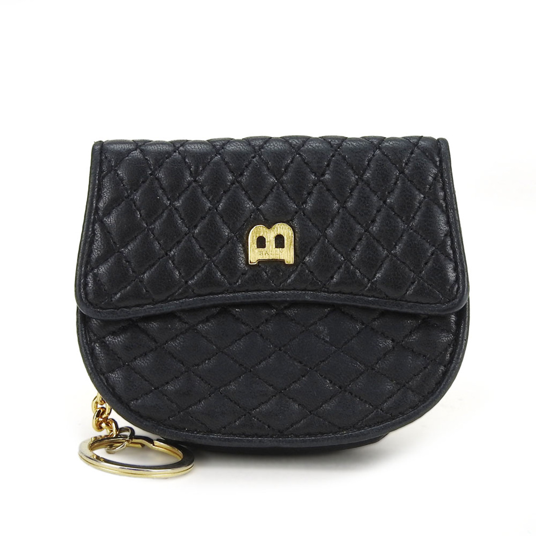 Bally - 【中古】 バリー コインケース レザー ブラック Bally - 【中古】 バリー コインケース レザー ブラック