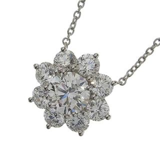 　ハリーウィンストン HARRY WINSTON サンフラワー ダイヤモンド ネックレス ラージ PT950 ダイヤモンド ジュエリー