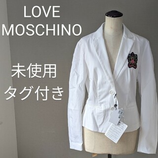 MOSCHINO - 【未使用・タグ付き】LOVE MOSCHINO テーラードジャケット　サイズL