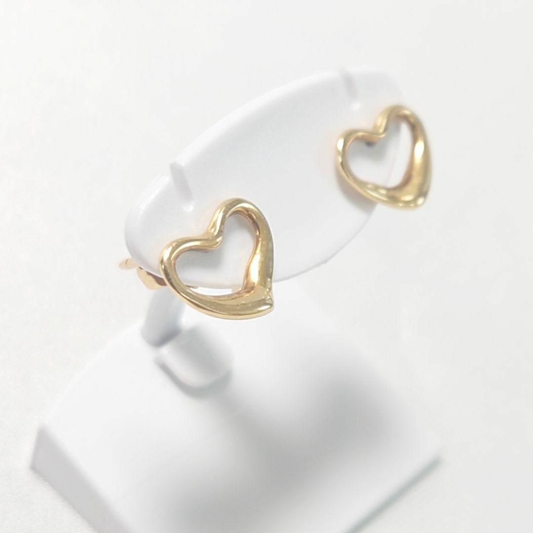 Tiffany & Co.(ティファニー)のTIFFANY ティファニー K18YG オープンハート ピアス レディースのアクセサリー(ピアス)の商品写真