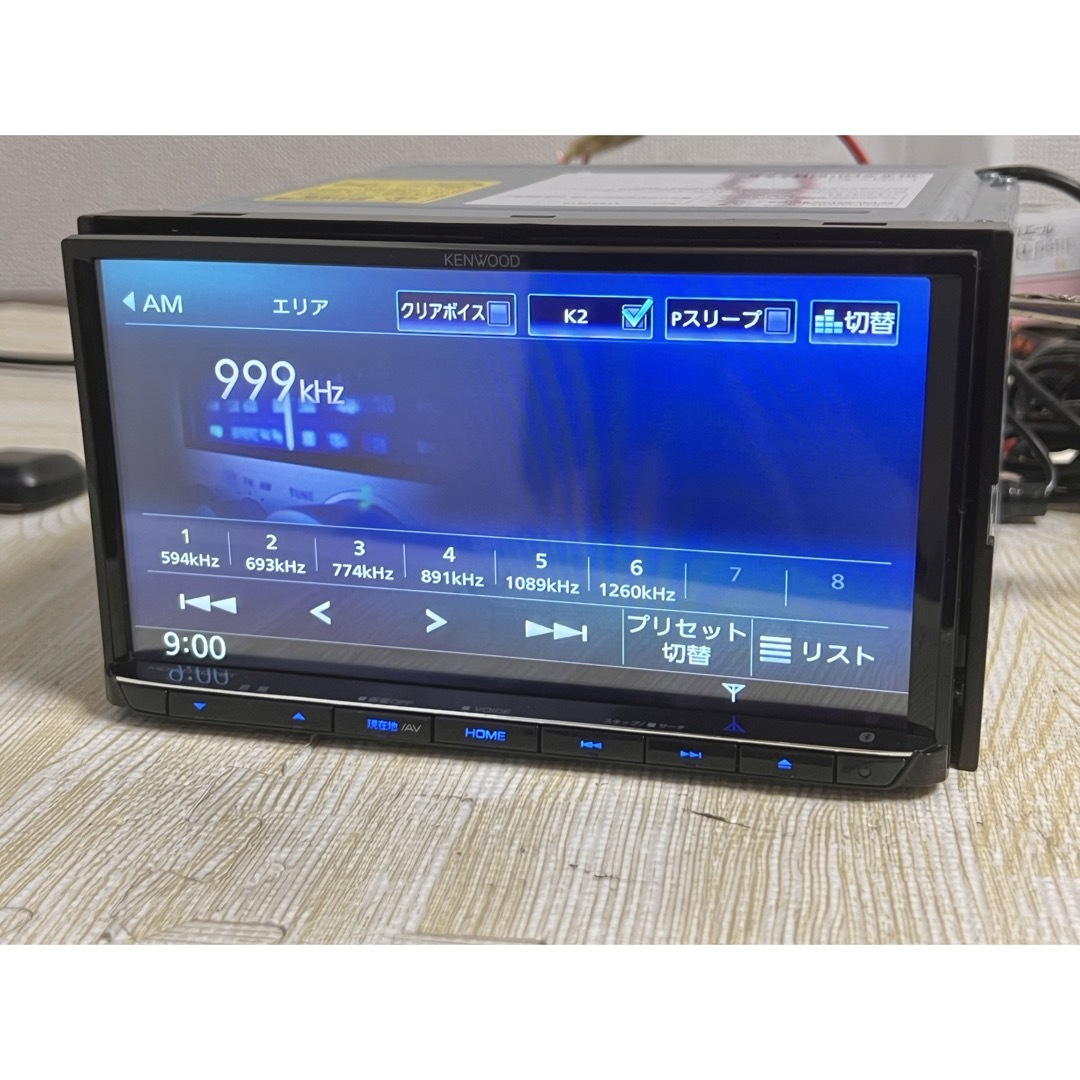 ケンウッド MDV-D707BT Bluetooth 自動車/バイクの自動車(カーナビ/カーテレビ)の商品写真