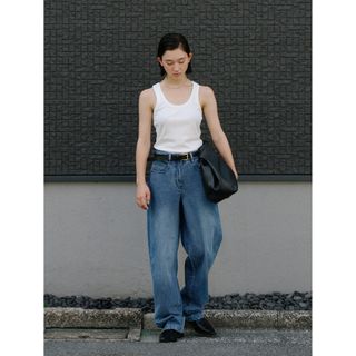 トゥデイフル(TODAYFUL)のstudiodoe /Tapered Brushed Denim Jeans(デニム/ジーンズ)