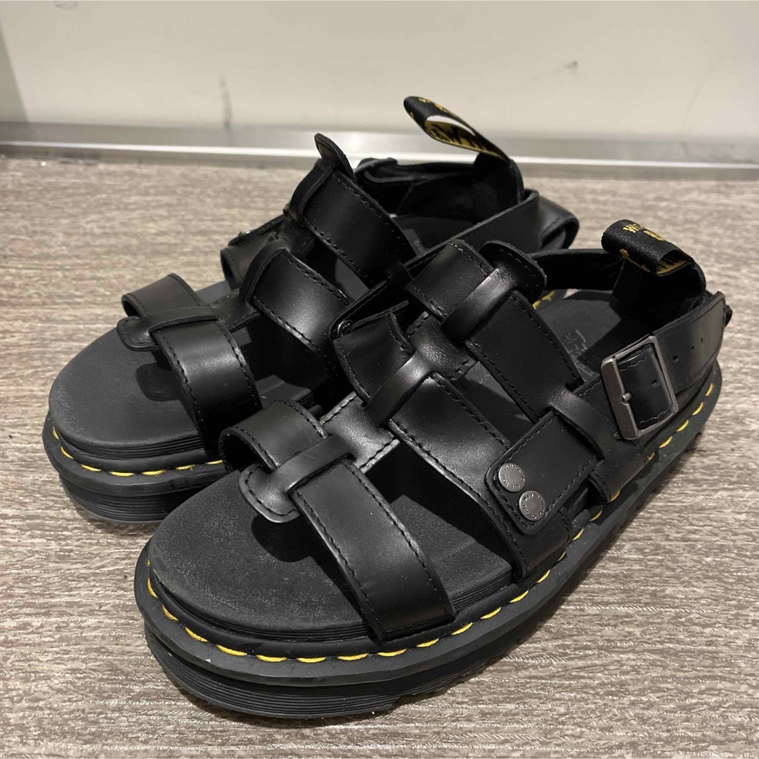 Dr.Martens(ドクターマーチン)のDr.Martens ドクターマーチン レザーサンダル テリー TERRY 夏黒 レディースの靴/シューズ(サンダル)の商品写真