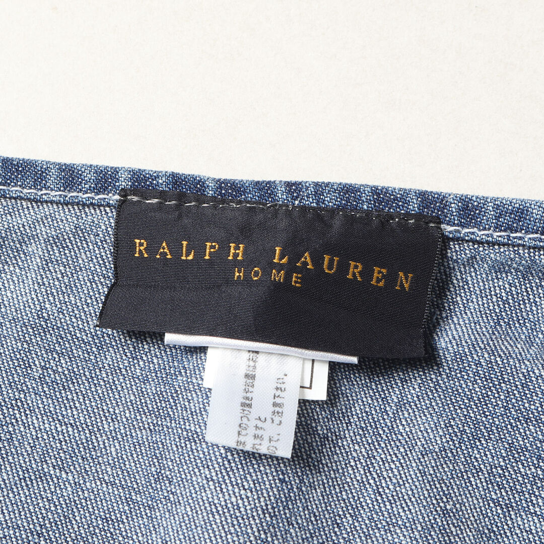 Ralph Lauren(ラルフローレン)の美品 RALPH LAUREN ラルフローレン HOME ワンポイント刺繍 デニム エプロン インディゴ トラッド ブランド アイテム 【メンズ】【中古】 メンズのファッション小物(その他)の商品写真