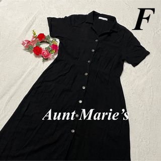 アントマリーズ　Aunt Marie’s ♡ 半袖ロングワンピース　F 即発送(ロングワンピース/マキシワンピース)