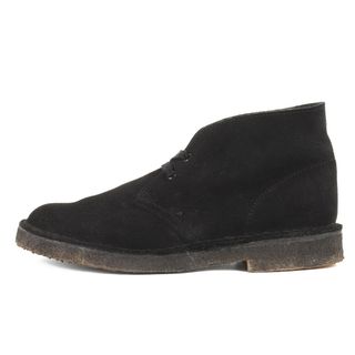 クラークス(Clarks)の美品 Clarks クラークス サイズ:25.5cm スウェード デザート ブーツ Desert Boot / Charles F.stead社製 ブラック 黒 UK7 シューズ 靴【メンズ】【中古】(ブーツ)