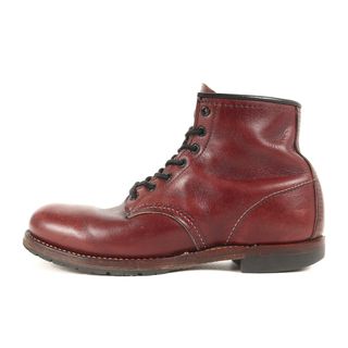 Red Wing レッド ウィング サイズ:26.0cm 9011 ベックマン ラウンド レザー ブーツ BECKMAN ROUND BOOTS / 2009年製 ブラックチェリー US8 D シューズ 靴【メンズ】【中古】(ブーツ)