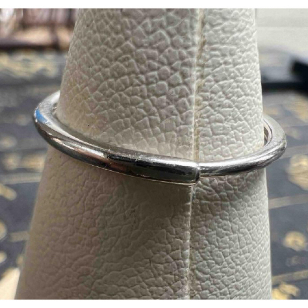 天然美しいタンザナイト　開口リング レディースのアクセサリー(リング(指輪))の商品写真