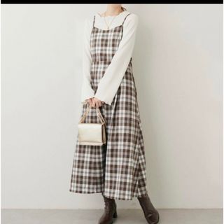 ナチュラルクチュール(natural couture)のナチュラルクチュール　サイドドロストキャミワンピース　新品(ロングワンピース/マキシワンピース)