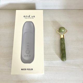 スリーコインズ(3COINS)の美顔器セット★スリーコインズ andusウォーターピーラー＆翡翠ローラー (フェイスケア/美顔器)