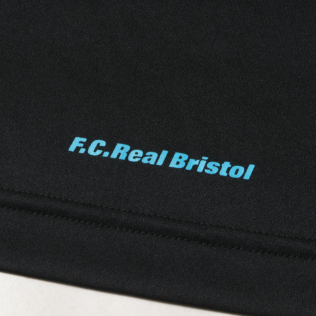 F.C.Real Bristol エフシーレアルブリストル ポロシャツ サイズ:M 00s NIKE レインボースター ゲームポロシャツ ブラック 黒 ナイキ コラボ トップス 半袖【メンズ】【中古】 メンズのトップス(ポロシャツ)の商品写真