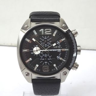 DIESEL - ディーゼル 腕時計 クロノグラフ オーバーフロー DZ-4341 ブラック Ft1178061 中古