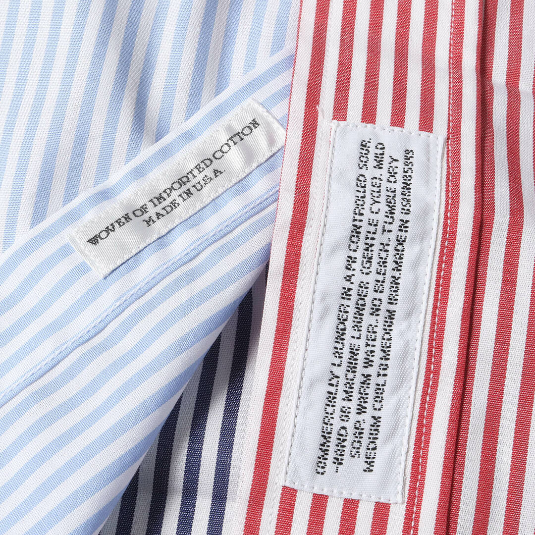 INDIVIDUALIZED SHIRTS(インディヴィジュアライズドシャツ)の新品 INDIVIDUALIZED SHIRTS インディビジュアライズド シャツ サイズ:15 1/2(33) ストライプ クレイジーパターン ボタンダウン ドレスシャツ 長袖 B.D MADE IN USA マルチカラー アメリカ製 トップス カジュアルシャツ【メンズ】 メンズのトップス(シャツ)の商品写真