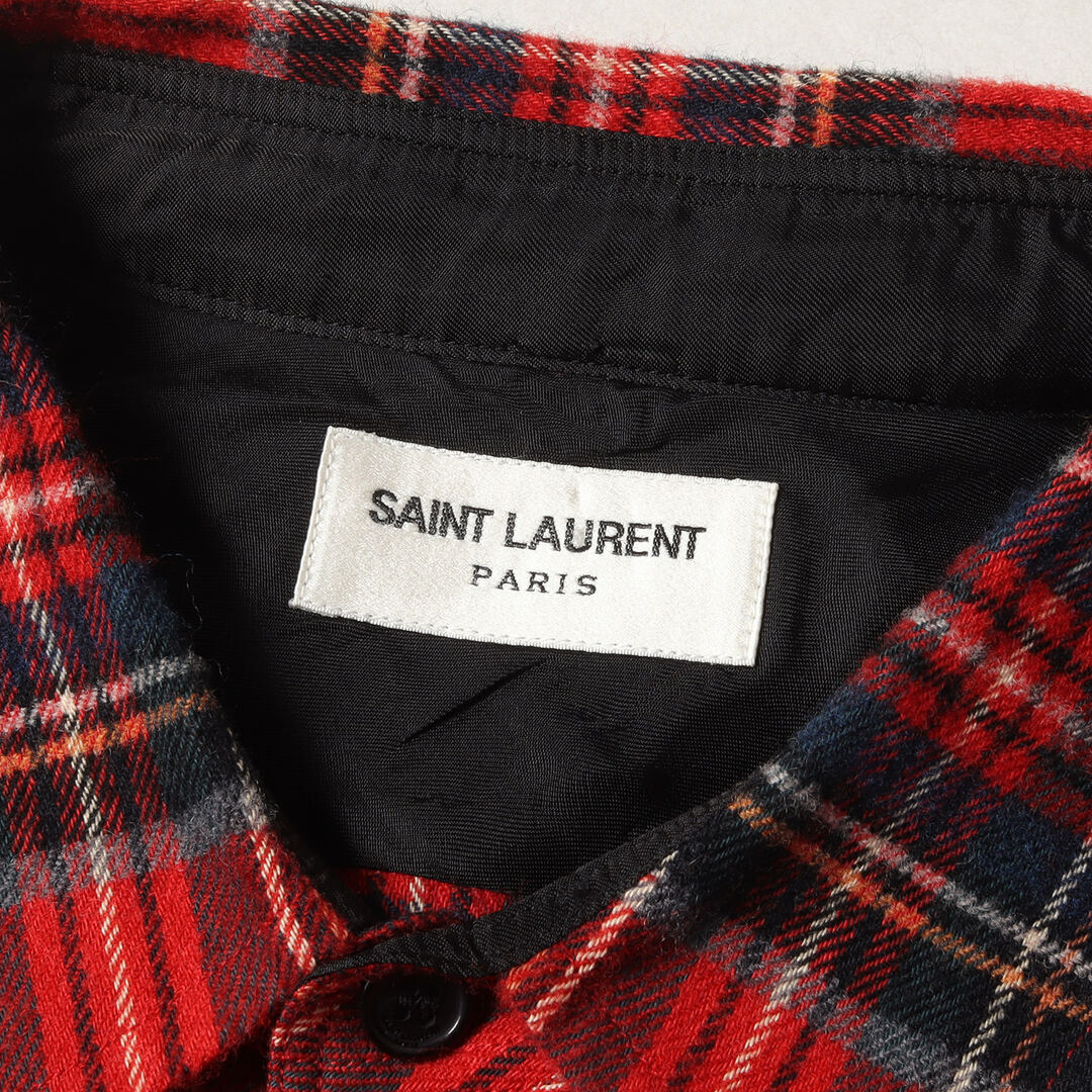 美品 SAINT LAURENT PARIS サンローラン パリ シャツ サイズ:15 美品 SAINT LAURENT PARIS サンローラン パリ シャツ サイズ:15