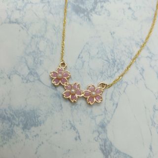 No.93　桜さくらのネックレス　レジンアクセサリー(ネックレス)