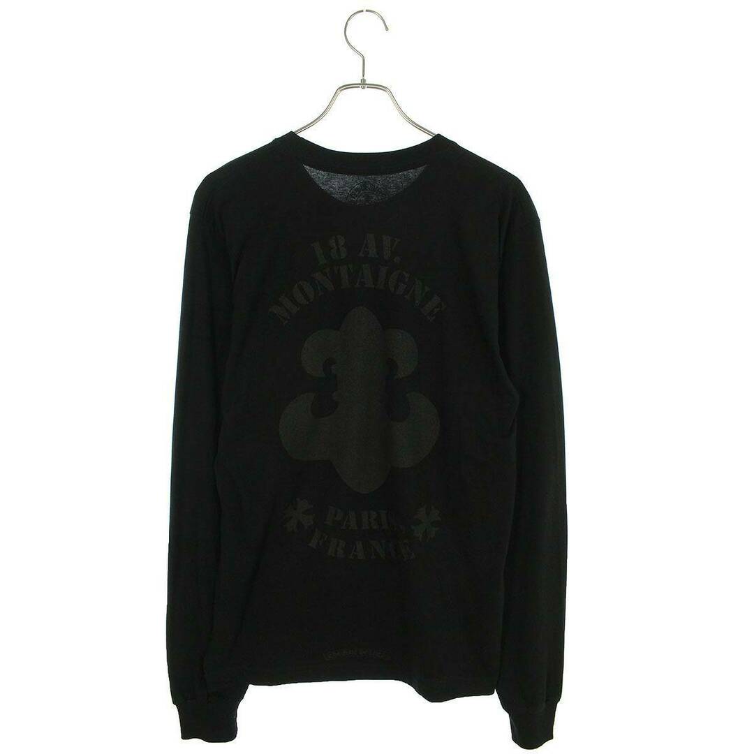 Chrome Hearts(クロムハーツ)のクロムハーツ  Paris 18 AV. Montaigne L/S Tee パリ限定BSフレアプリント長袖カットソー メンズ M メンズのトップス(Tシャツ/カットソー(七分/長袖))の商品写真