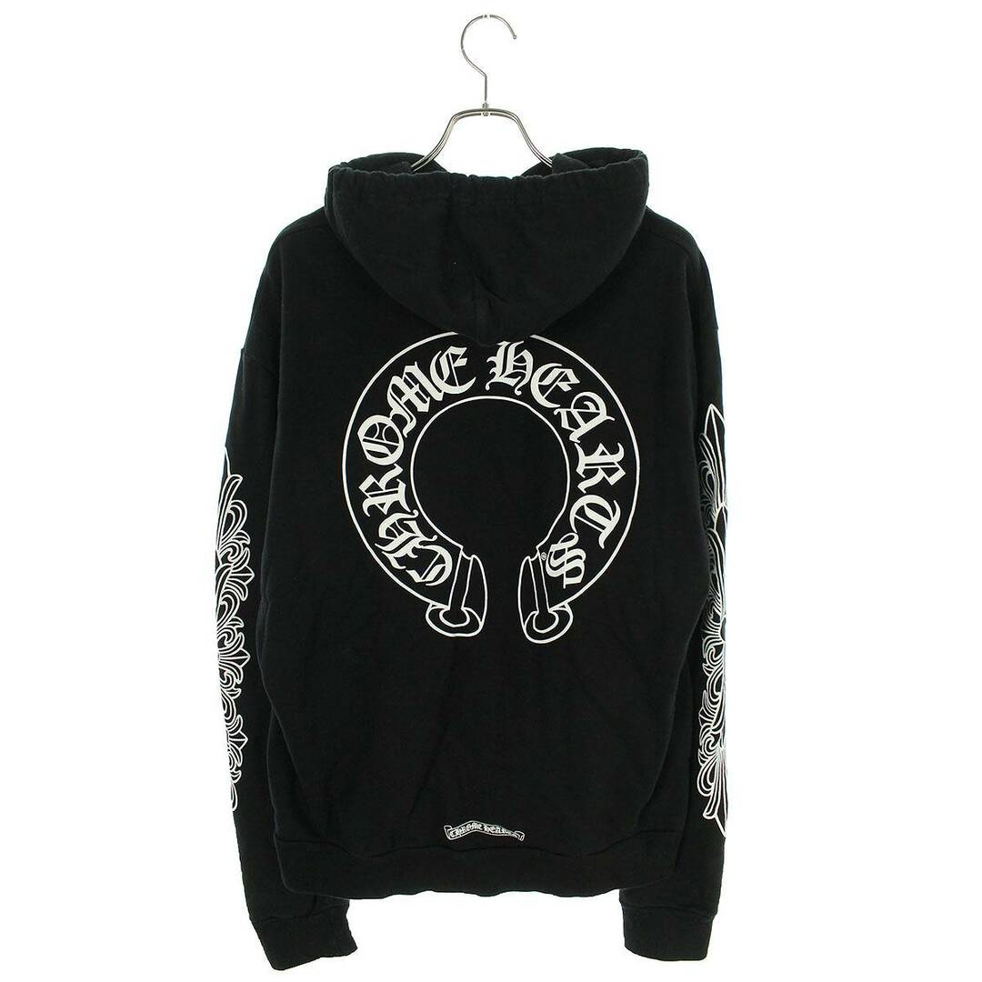 Chrome Hearts(クロムハーツ)のクロムハーツ  SWTSHRT PLVR バックホースシュープリントプルオーバーパーカー メンズ M メンズのトップス(パーカー)の商品写真