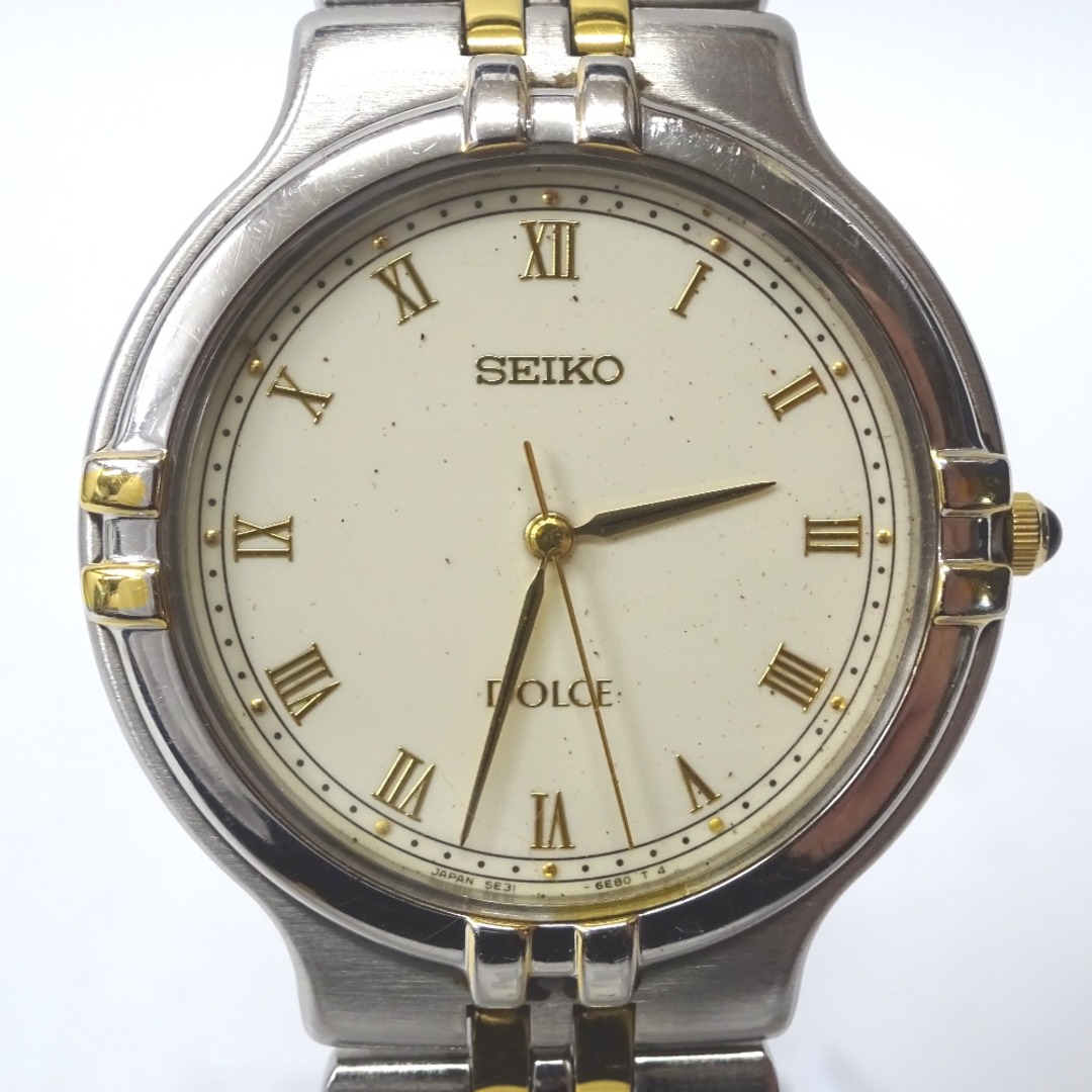 SEIKO(セイコー)のセイコー 腕時計 ドルチェ 5E31-6E40 ホワイト系 Ft601541 中古 レディースのファッション小物(腕時計)の商品写真