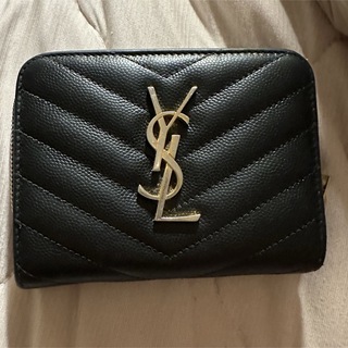 イヴサンローラン(Yves Saint Laurent)のサンローラン YSL 財布 二つ折り モノグラム ジップアラウンドウォレット(財布)